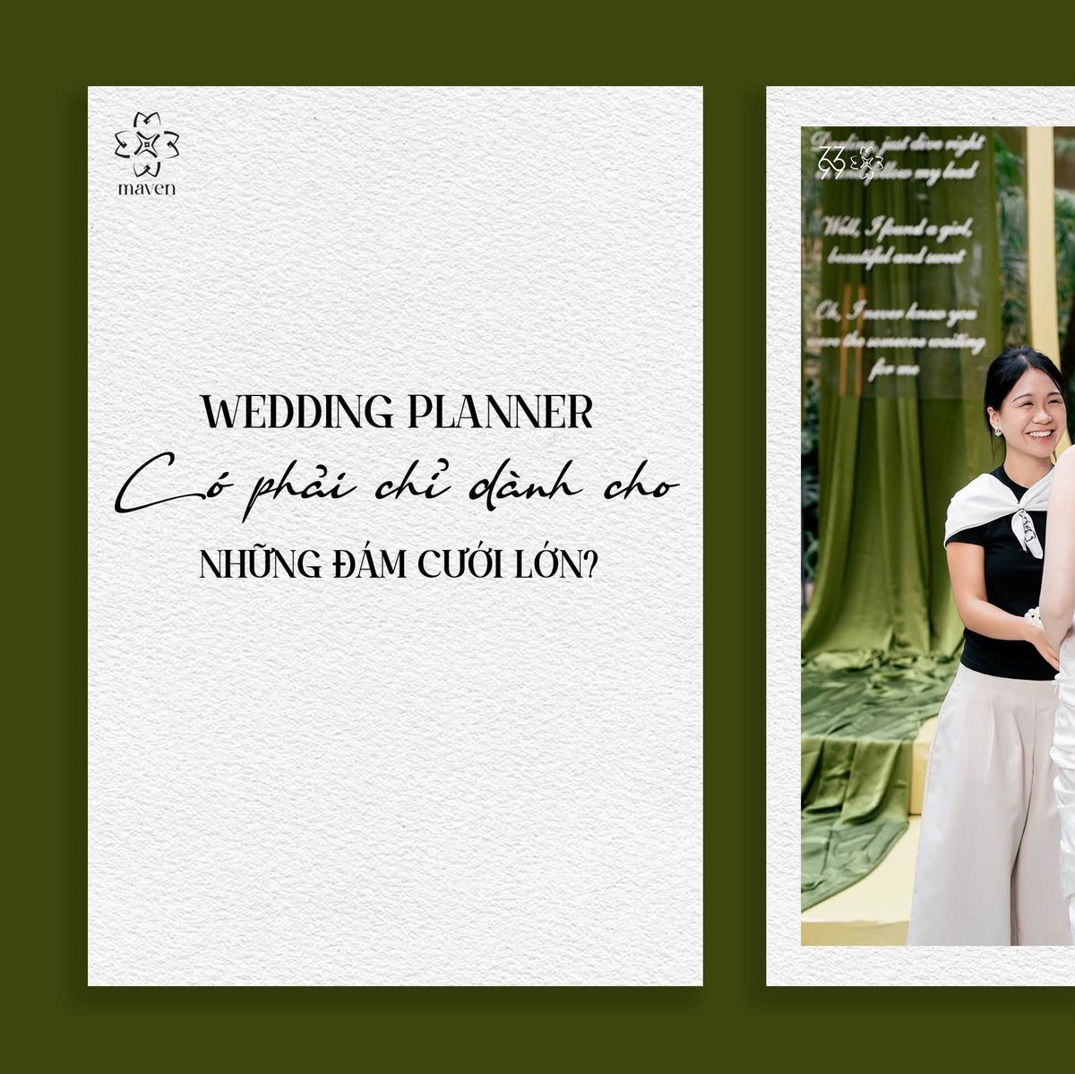 Ảnh bìa Maven đặt câu hỏi Wedding Planner có cần cho đám cưới quy mô vừa và nhỏ
